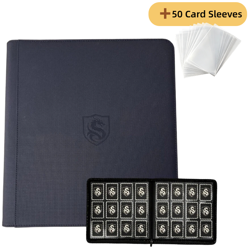 Card Penny Sleeve - Binder Kartu Premium 12 Slot dengan