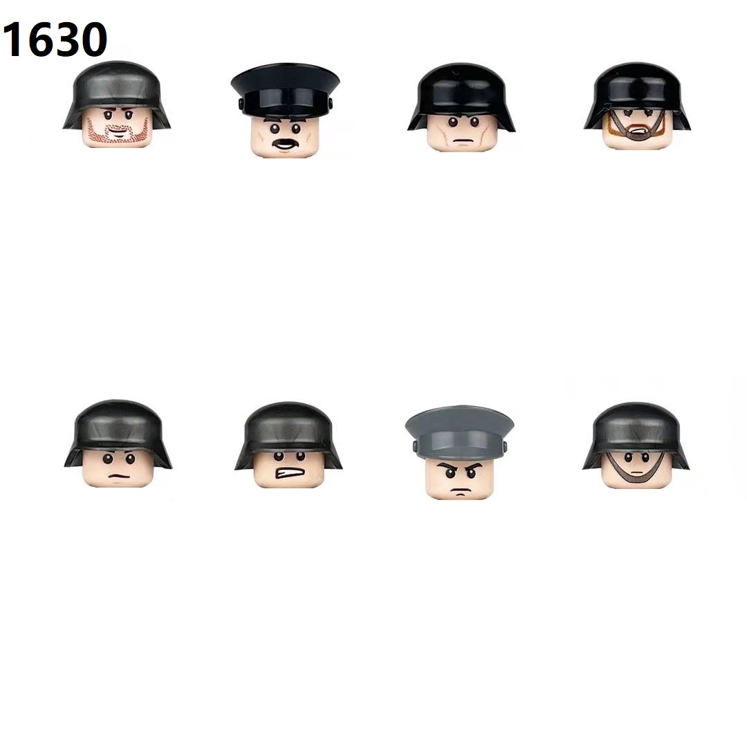 Lego Minifigure Holder - 8 buah senjata militer WW2 Jerman