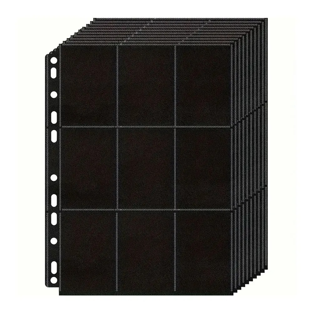 Trading Card Binder - 10 Pak Dompet Penyimpanan Halaman Binder