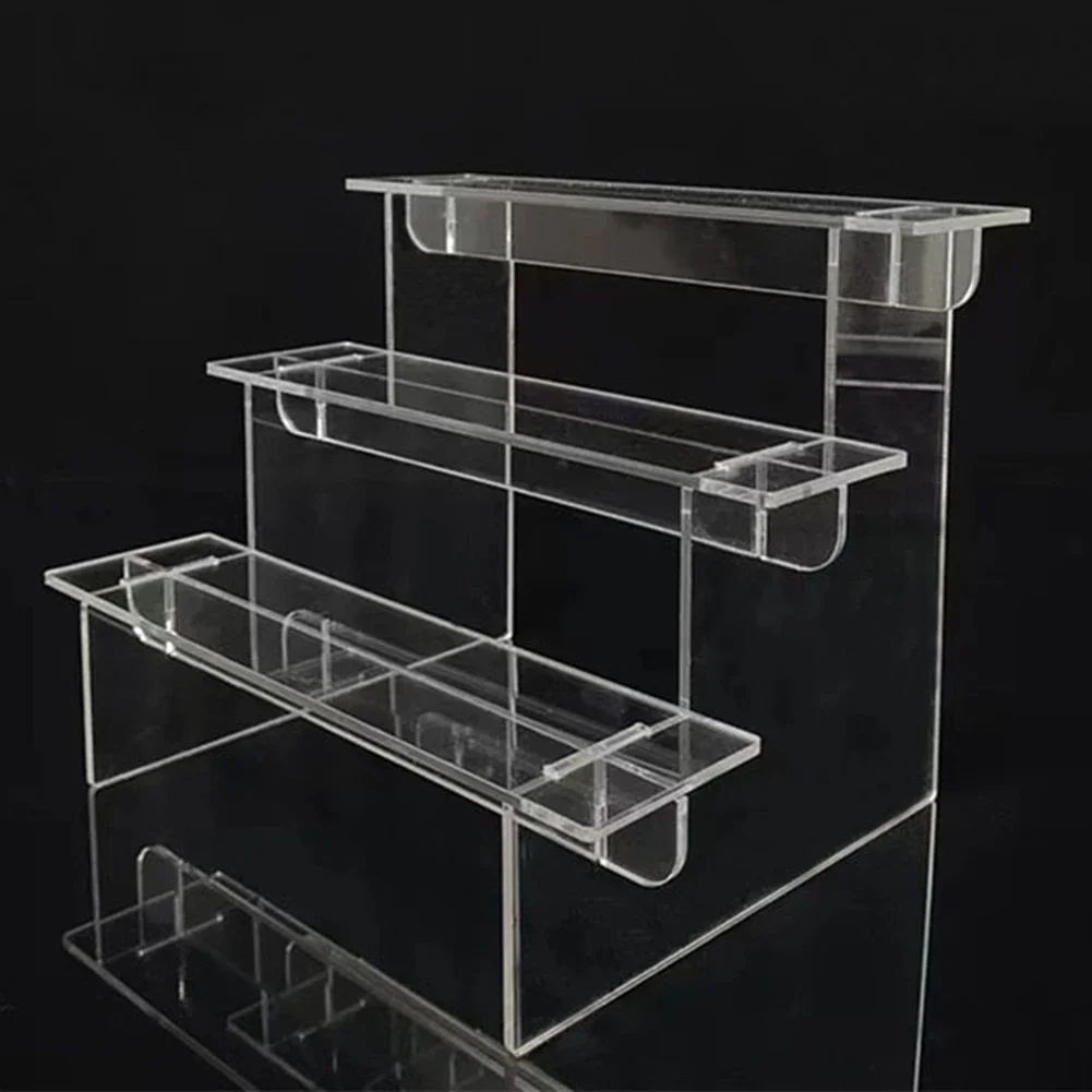 Pop Display Shelf - 1-5 tingkat akrilik tampilan berdiri transparan