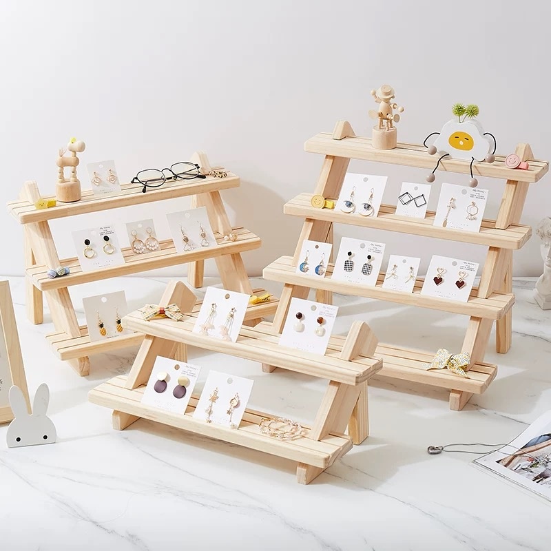 Display Risers Set - Tempat Kancing Telinga Riser Rak Pajangan