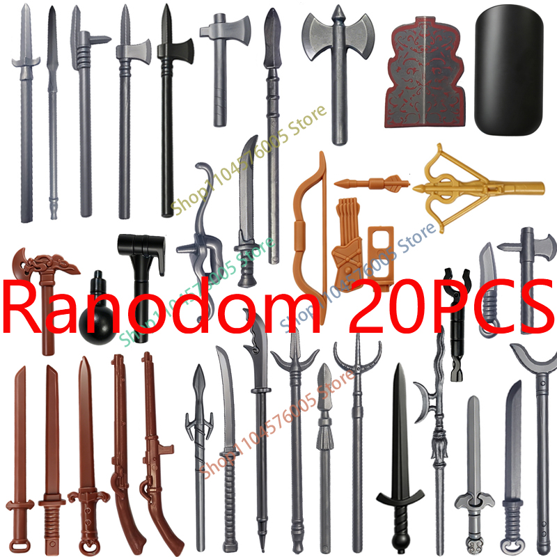 Aksesoris Senjata Abad Perteng - Lego Minifigure Holder ulasan dan harga
