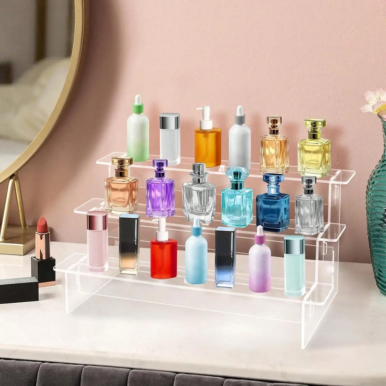 Display akrilik riser parfum O - Display Risers Set ulasan dan harga