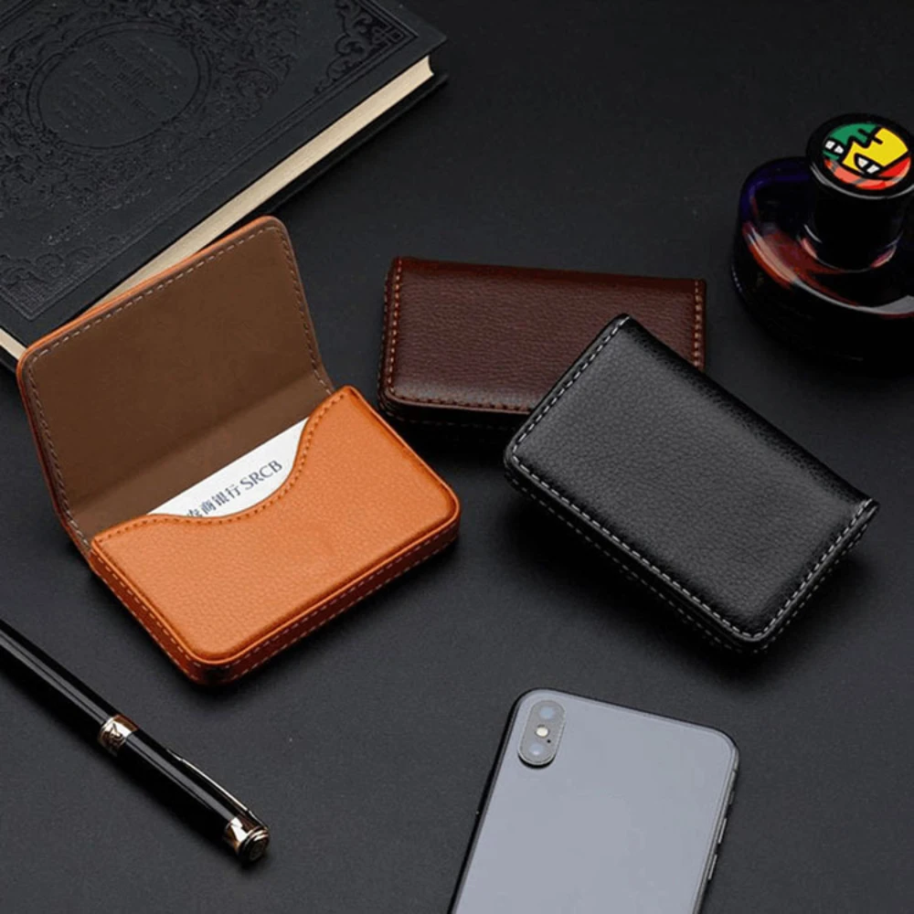 Dompet Kartu Kredit Kulit PU J - Card Top Loader ulasan dan harga