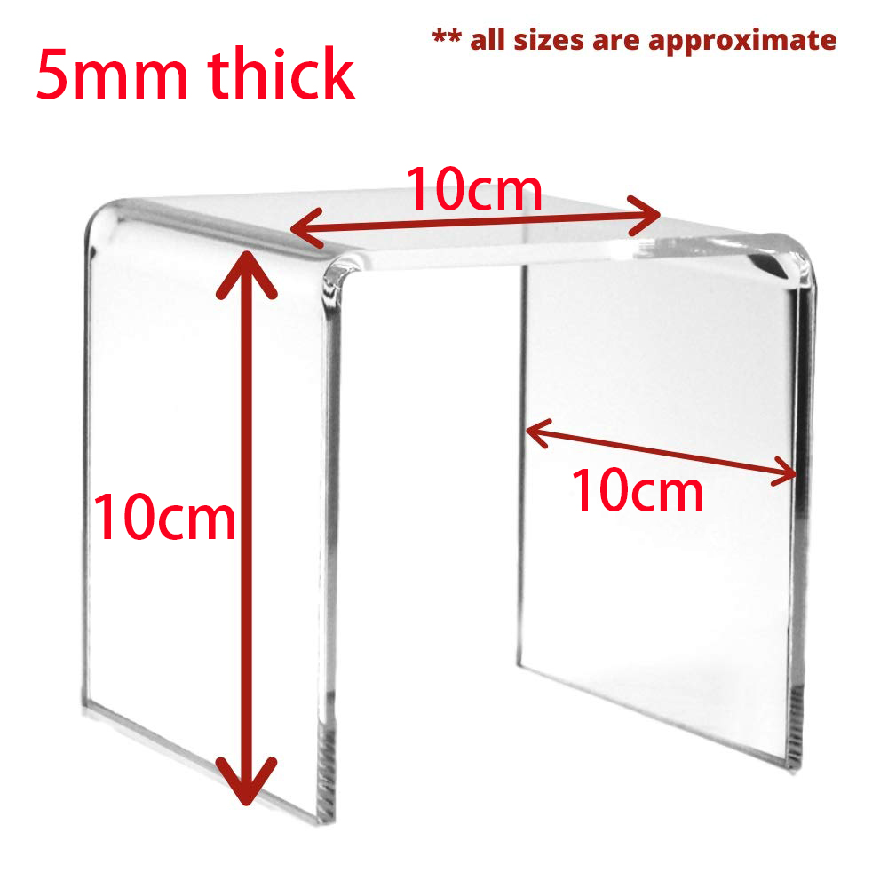 Penyangga peninggi layar akril - Pop Display Shelf ulasan dan harga
