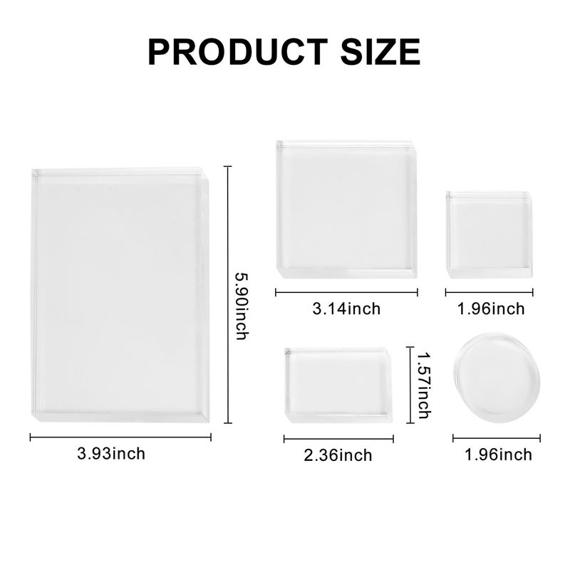 DT19 10Pc Set Blok Stempel Akr - Display Risers Set ulasan dan harga