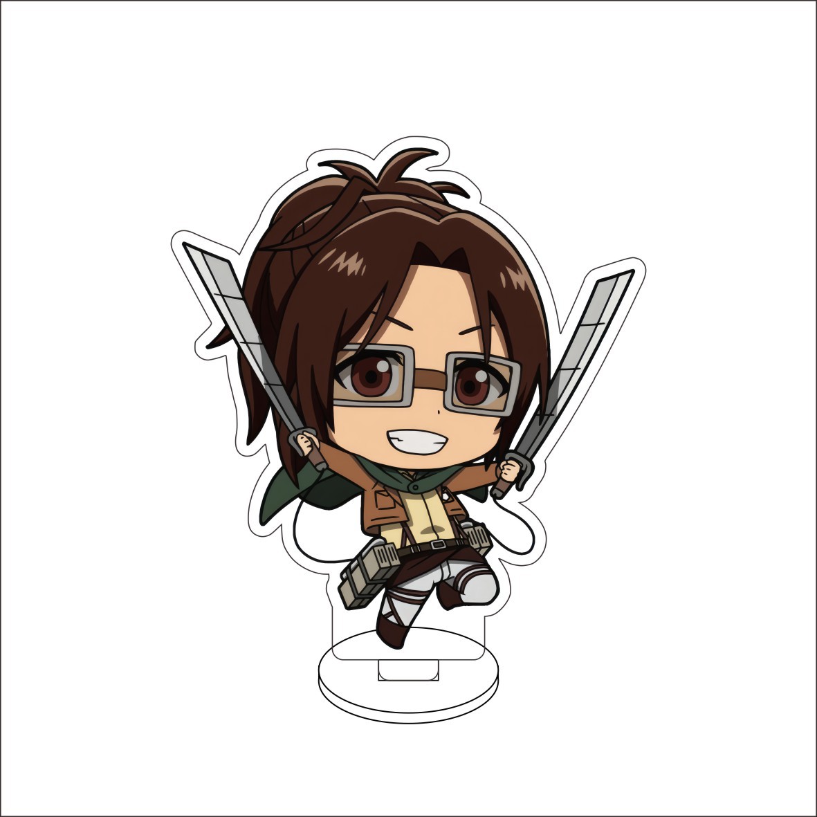 10CM Anime Attack on Titan Ere - Figma Stand Set ulasan dan harga