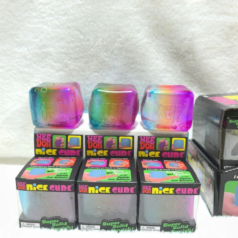 NEEDOH Rainbow Cube Squishy Fi - Fidget Cube Original ulasan dan harga